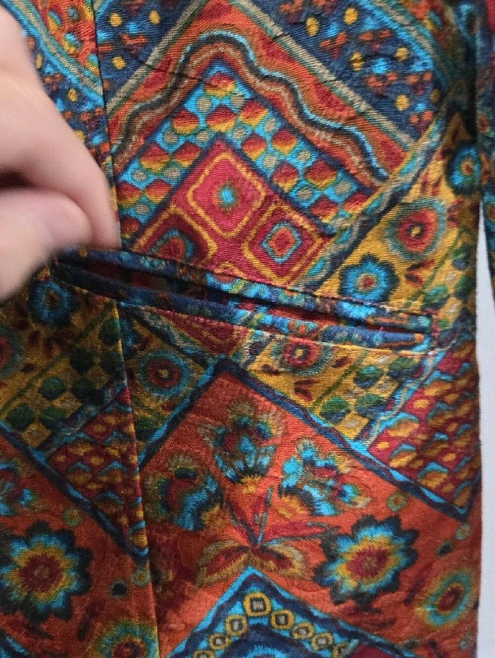 Coldwater Creek Red-Lined Blazer Size 10